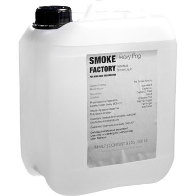Smoke Factory Heavy Fog 5L - Liquide à brouillard - Publicité Smoke Factory Heavy Fog 5L - Liquide à brouillard - Publicité