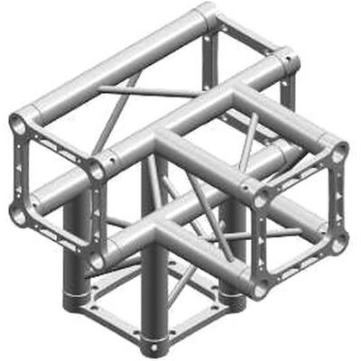 Litec QX25SA - T-Connecteur à 4 voies pour Truss - Publicité Litec QX25SA - T-Connecteur à 4 voies pour Truss - Publicité