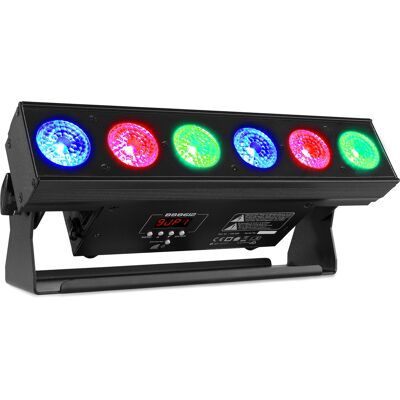 beamZ BBB612 Barre de batterie 6x 12W - Barres LED - Publicité beamZ BBB612 Barre de batterie 6x 12W - Barres LED - Publicité