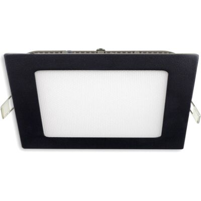 ISOLED Downlight LED - Carré 9W, Noir, Blanc chaud - Spot encastré - Publicité ISOLED Downlight LED - Carré 9W, Noir, Blanc chaud - Spot encastré - Publicité