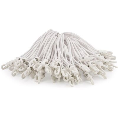 Riggatec Spannfix 4mm blanc 20cm 50 pcs. - Cordons élastiques-Spannfix - Publicité Riggatec Spannfix 4mm blanc 20cm 50 pcs. - Cordons élastiques-Spannfix - Publicité