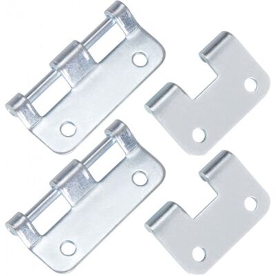 Adam Hall Hardware 2251 M2 AH - Lot de 2 Charnière Dégondable grande zinc en sachet - Accessoires construction de malles - Publicité Adam Hall Hardware 2251 M2 AH - Lot de 2 Charnière Dégondable grande zinc en sachet - Accessoires construction de malles - Publicité