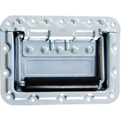 Adam Hall Hardware 34087 - Poignée Encastrable grande à Ressort Cuvette 9,5 mm avec Protection - Poignées - Publicité Adam Hall Hardware 34087 - Poignée Encastrable grande à Ressort Cuvette 9,5 mm avec Protection - Poignées - Publicité