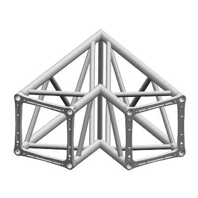 Litec QX40 Coin 2 Voies 60° C20 - Truss - Publicité Litec QX40 Coin 2 Voies 60° C20 - Truss - Publicité