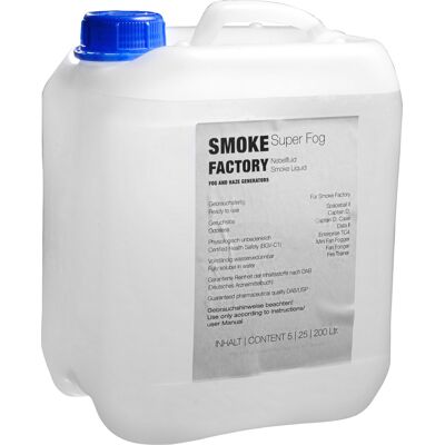 Smoke Factory fluide spécial Super Fog 5L - Liquide à brouillard - Publicité Smoke Factory fluide spécial Super Fog 5L - Liquide à brouillard - Publicité