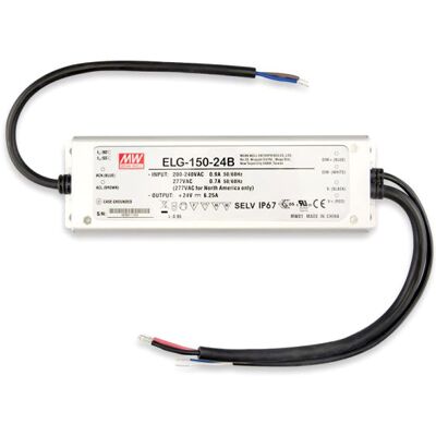 ISOLED Transformateur LED MW ELG-150-24B 24V/DC - Dimmable, IP67 - Transformateur LED - Publicité ISOLED Transformateur LED MW ELG-150-24B 24V/DC - Dimmable, IP67 - Transformateur LED - Publicité