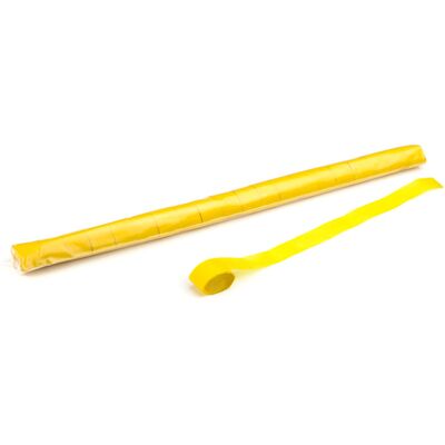 MagicFX Ruban décoratif Magic FX 10 m x 2,5 cm - Jaune - Serpentin papier - Publicité MagicFX Ruban décoratif Magic FX 10 m x 2,5 cm - Jaune - Serpentin papier - Publicité