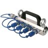 Showtec CO2 3/8 Q-Lock 4-way Distributor Système fermé - Accessoires divers