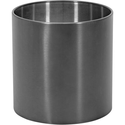 EUROPALMS STEELECHT-35 Nova, pot en acier inoxydable, anthracite, Ø35cm - Pots de fleurs - Publicité EUROPALMS STEELECHT-35 Nova, pot en acier inoxydable, anthracite, Ø35cm - Pots de fleurs - Publicité