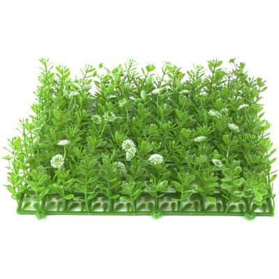 EUROPALMS Tapis de gazon, artificiel, vert-blanc, 25x25cm - Accessoires de décoration - Publicité EUROPALMS Tapis de gazon, artificiel, vert-blanc, 25x25cm - Accessoires de décoration - Publicité