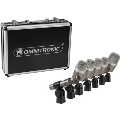 OMNITRONIC MIC 77-7LMH MK2 Jeu de microphones pour batterie - Microphones pour instruments - Publicité OMNITRONIC MIC 77-7LMH MK2 Jeu de microphones pour batterie - Microphones pour instruments - Publicité