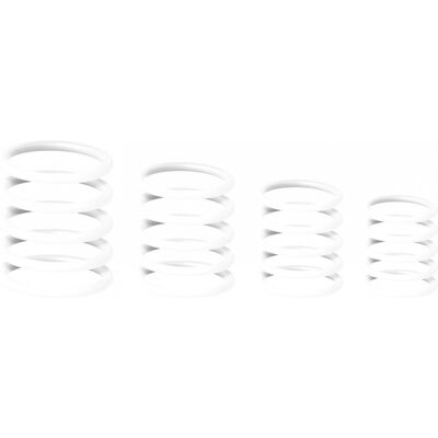 Gravity RP 5555 WHT 1 - Jeu de bagues universelles Gravity, Ghost White - Publicité Gravity RP 5555 WHT 1 - Jeu de bagues universelles Gravity, Ghost White - Publicité