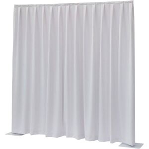 Sonstige Wentex P&D; Curtain - Dimout, 260 gram/m² Plissé, 300 (L) x 400 (H) cm, 260 g / M2, blanc - Tissus et filets