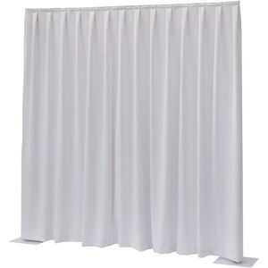 Sonstige Wentex P&D; Curtain - Dimout, 260 gram/m² Plissé, 300 (L) x 300 (H) cm, 260 g / M2, blanc - Tissus et filets