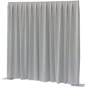 Sonstige Wentex P&D; Curtain - Dimout, 260 gram/m² Plissé, 300 (L) x 300 (H) cm, 260 g / m², gris clair - Tissus et filets