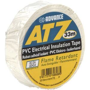 Advance Tapes 5808 W - Adhésif isolant PVC blanc 19 mm x 33m - Rubans adhésifs et plus encore