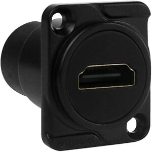 MONACOR AC-HDMI-RRB HDMI™ feedthrough panel jack - Prise encastrables