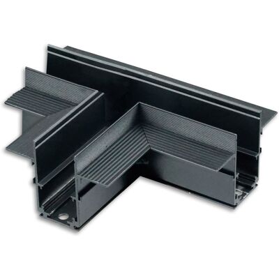 ISOLED Track48 rail en T horizontal pour rail de cloison sèche, noir, non conduisant le courant - 3 phases électrique rail 48V - Publicité ISOLED Track48 rail en T horizontal pour rail de cloison sèche, noir, non conduisant le courant - 3 phases électrique rail 48V - Publicité
