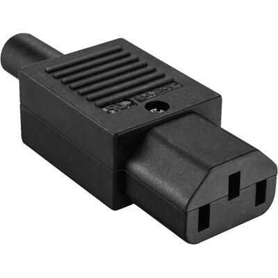 MONACOR EMO-40-V2 Prise en ligne CEI à 3 pôles - Connecteurs pour câbles d'alimentation IEC - Publicité MONACOR EMO-40-V2 Prise en ligne CEI à 3 pôles - Connecteurs pour câbles d'alimentation IEC - Publicité