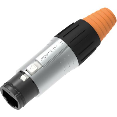 SEETRONIC RJ45 Chaîne porte-câbles Boîtier argenté - IP65 - femelle - Connecteurs RJ45 Ethercon - Publicité SEETRONIC RJ45 Chaîne porte-câbles Boîtier argenté - IP65 - femelle - Connecteurs RJ45 Ethercon - Publicité