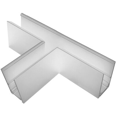 ISOLED Track48 rail en T horizontal pour rail apparent, blanc, non conduisant le courant - 3 phases électrique rail 48V - Publicité ISOLED Track48 rail en T horizontal pour rail apparent, blanc, non conduisant le courant - 3 phases électrique rail 48V - Publicité