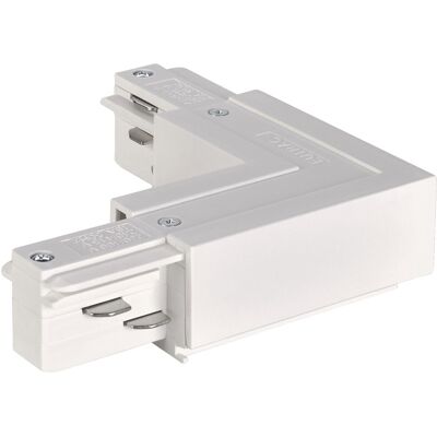 Eutrac 3 Phases L-Connecteur, bus de données, intérieur, blanc - Accessoires pour barres conductrices triphasées - Publicité Eutrac 3 Phases L-Connecteur, bus de données, intérieur, blanc - Accessoires pour barres conductrices triphasées - Publicité