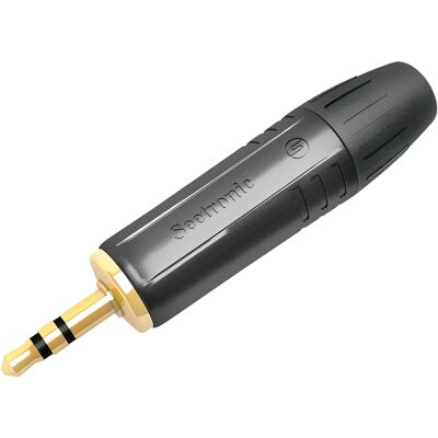 SEETRONIC Jack Plug 3,5 mm stéréo contacts dorés - boîtier noir - embout noir - Connecteurs Jack - Publicité SEETRONIC Jack Plug 3,5 mm stéréo contacts dorés - boîtier noir - embout noir - Connecteurs Jack - Publicité
