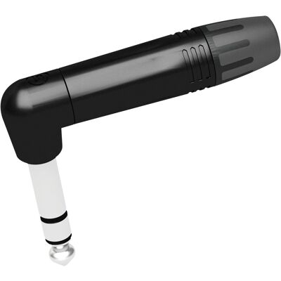 SEETRONIC Jack Plug 6,3 mm stéréo - Boîtier noir à 90° - Embout noir - Connecteurs Jack - Publicité SEETRONIC Jack Plug 6,3 mm stéréo - Boîtier noir à 90° - Embout noir - Connecteurs Jack - Publicité