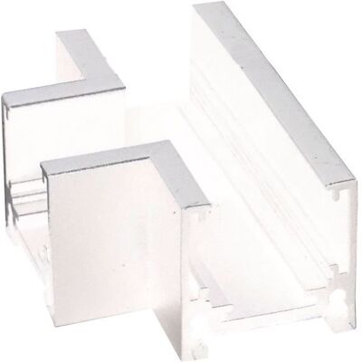ISOLED Track48 rail en T horizontal pour rail apparent flat, blanc, non conduisant le courant - 3 phases électrique rail 48V - Publicité ISOLED Track48 rail en T horizontal pour rail apparent flat, blanc, non conduisant le courant - 3 phases électrique rail 48V - Publicité