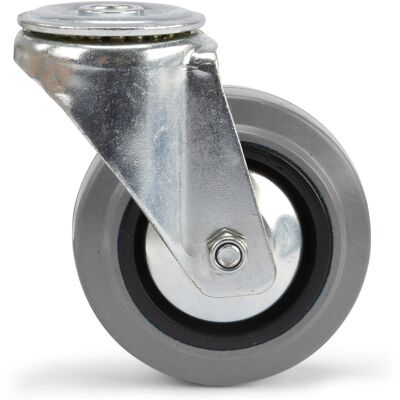Riggatec roulette pivotante avec plaque de montage ronde 100mm ROUE GRISE -B-Stock- - Soldes% Technique - Publicité Riggatec roulette pivotante avec plaque de montage ronde 100mm ROUE GRISE -B-Stock- - Soldes% Technique - Publicité