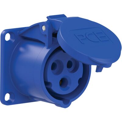 PCE CEE 16 A/240 V - Prise femelle 3 pôles bleue - Connecteurs CEE - Publicité PCE CEE 16 A/240 V - Prise femelle 3 pôles bleue - Connecteurs CEE - Publicité