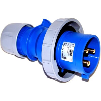 PCE PC ELECTRIC CEE Fiche Shark IP67 32A 3Pol 6h - Connecteurs CEE - Publicité PCE PC ELECTRIC CEE Fiche Shark IP67 32A 3Pol 6h - Connecteurs CEE - Publicité