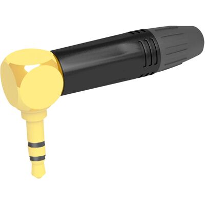 SEETRONIC Jack Plug 3,5 mm stéréo - contacts dorés à 90° - boîtier noir - embout noir - Connecteurs Jack - Publicité SEETRONIC Jack Plug 3,5 mm stéréo - contacts dorés à 90° - boîtier noir - embout noir - Connecteurs Jack - Publicité