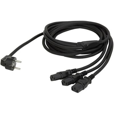 Répartiteur DAP-Audio Schuko vers 3 prises IEC, 3 m - Câbles d'alimentation IEC - Publicité Répartiteur DAP-Audio Schuko vers 3 prises IEC, 3 m - Câbles d'alimentation IEC - Publicité