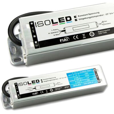 ISOLED Transformateur LED 24V/DC, 0-60W, IP66 - Ballasts - Publicité ISOLED Transformateur LED 24V/DC, 0-60W, IP66 - Ballasts - Publicité