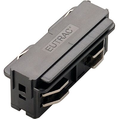 Eutrac 3 Phases Connecteur Longitudinal, électrique, noir - Accessoires pour barres conductrices triphasées - Publicité Eutrac 3 Phases Connecteur Longitudinal, électrique, noir - Accessoires pour barres conductrices triphasées - Publicité