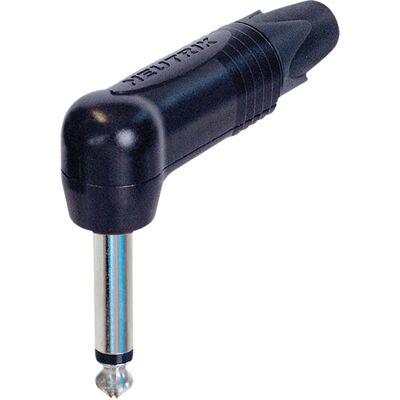 Fiche NEUTRIK mono de 6,3 mm – à 90°, boîtier noir - Connecteurs Jack - Publicité Fiche NEUTRIK mono de 6,3 mm – à 90°, boîtier noir - Connecteurs Jack - Publicité