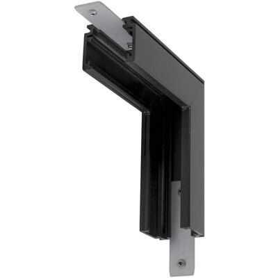 SLV Connecteur 90° mécanique, 48V TRACK, pour rail en saillie standard, stéréo, noir - 3 phases électrique rail 48V - Publicité SLV Connecteur 90° mécanique, 48V TRACK, pour rail en saillie standard, stéréo, noir - 3 phases électrique rail 48V - Publicité