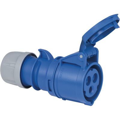Prise femelle CEE 16A 240V 3P - Connecteur électrique IP44 - Publicité Prise femelle CEE 16A 240V 3P - Connecteur électrique IP44 - Publicité