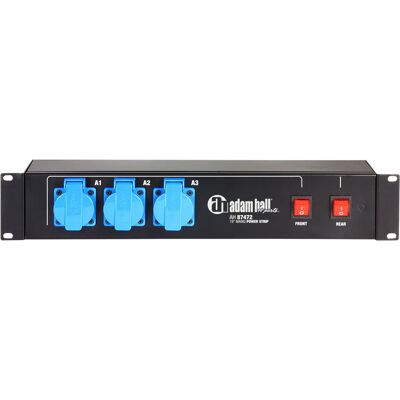 Adam Hall 19" Parts 87472 - Multiprise secteur 9 prises rackable 19", 2U - Prises multiples - Publicité Adam Hall 19" Parts 87472 - Multiprise secteur 9 prises rackable 19", 2U - Prises multiples - Publicité
