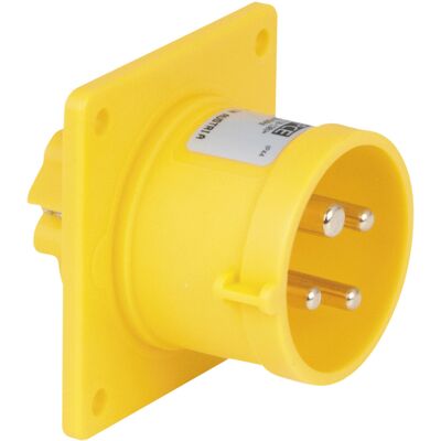 PCE CEE 16 A/110 V 4P Prise - mâle - jaune - Connecteurs CEE - Publicité PCE CEE 16 A/110 V 4P Prise - mâle - jaune - Connecteurs CEE - Publicité