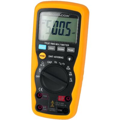 Multimètre digital : Monacor DMT-4010RMS - IP67, True RMS - Publicité Multimètre digital : Monacor DMT-4010RMS - IP67, True RMS - Publicité