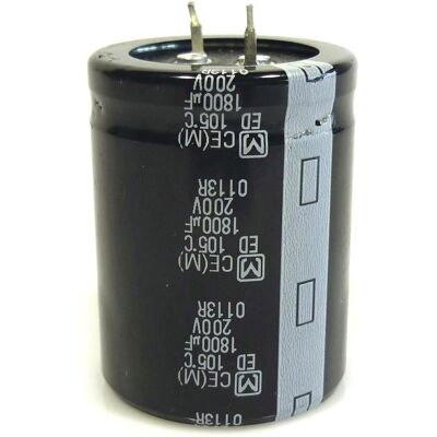 Condensateur Générique - 1800μF 250V Ø35mm H50mm - Publicité Condensateur Générique - 1800μF 250V Ø35mm H50mm - Publicité