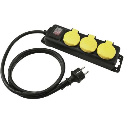EUROLITE Distributeur 3 plis IP44 bk 3m - Prises multiples - Publicité EUROLITE Distributeur 3 plis IP44 bk 3m - Prises multiples - Publicité