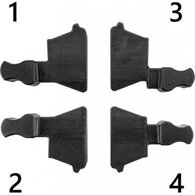 Defender 3 2D Adapter Set - Système modulaire Defender 3 - jeu d'adaptateurs pour relier la - Passages de câbles - Publicité Defender 3 2D Adapter Set - Système modulaire Defender 3 - jeu d'adaptateurs pour relier la - Passages de câbles - Publicité