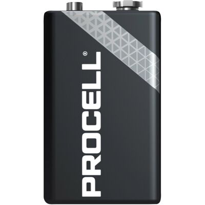 Procell Pile 9V - Alcaline - Durable & Fiable - 45g - Publicité Procell Pile 9V - Alcaline - Durable & Fiable - 45g - Publicité