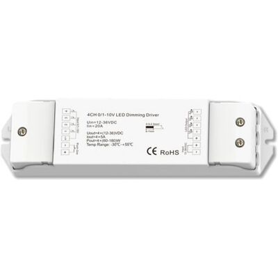 ISOLED Sys-Pro 1xPush/4x1-10V Contrôleur PWM - Accessoires LED - Publicité ISOLED Sys-Pro 1xPush/4x1-10V Contrôleur PWM - Accessoires LED - Publicité