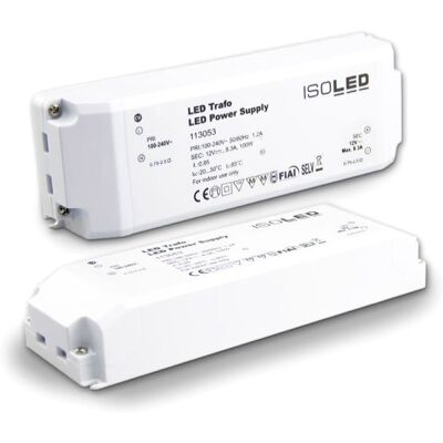 ISOLED Transformateur LED 12V/DC, 0-100W, SELV - Ballasts - Publicité ISOLED Transformateur LED 12V/DC, 0-100W, SELV - Ballasts - Publicité