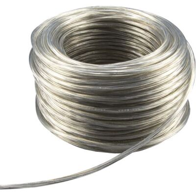 ISOLED Câble en rouleau de 50m 3 pôles 0,75mm² H03VV-F Gaine PVC transparente AWG18 - Accessoires divers - Publicité ISOLED Câble en rouleau de 50m 3 pôles 0,75mm² H03VV-F Gaine PVC transparente AWG18 - Accessoires divers - Publicité