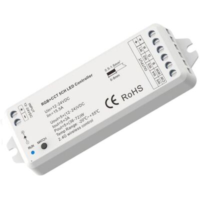 Dimmer PWM Mesh sans fil ISOLED Sys-pro RGB+CCT - 1-5 Canaux - Publicité Dimmer PWM Mesh sans fil ISOLED Sys-pro RGB+CCT - 1-5 Canaux - Publicité